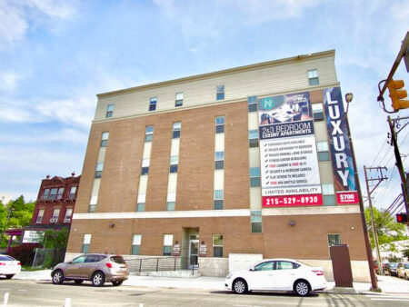 The Eleanor at Chesnut off-campus student apartment building in Philly